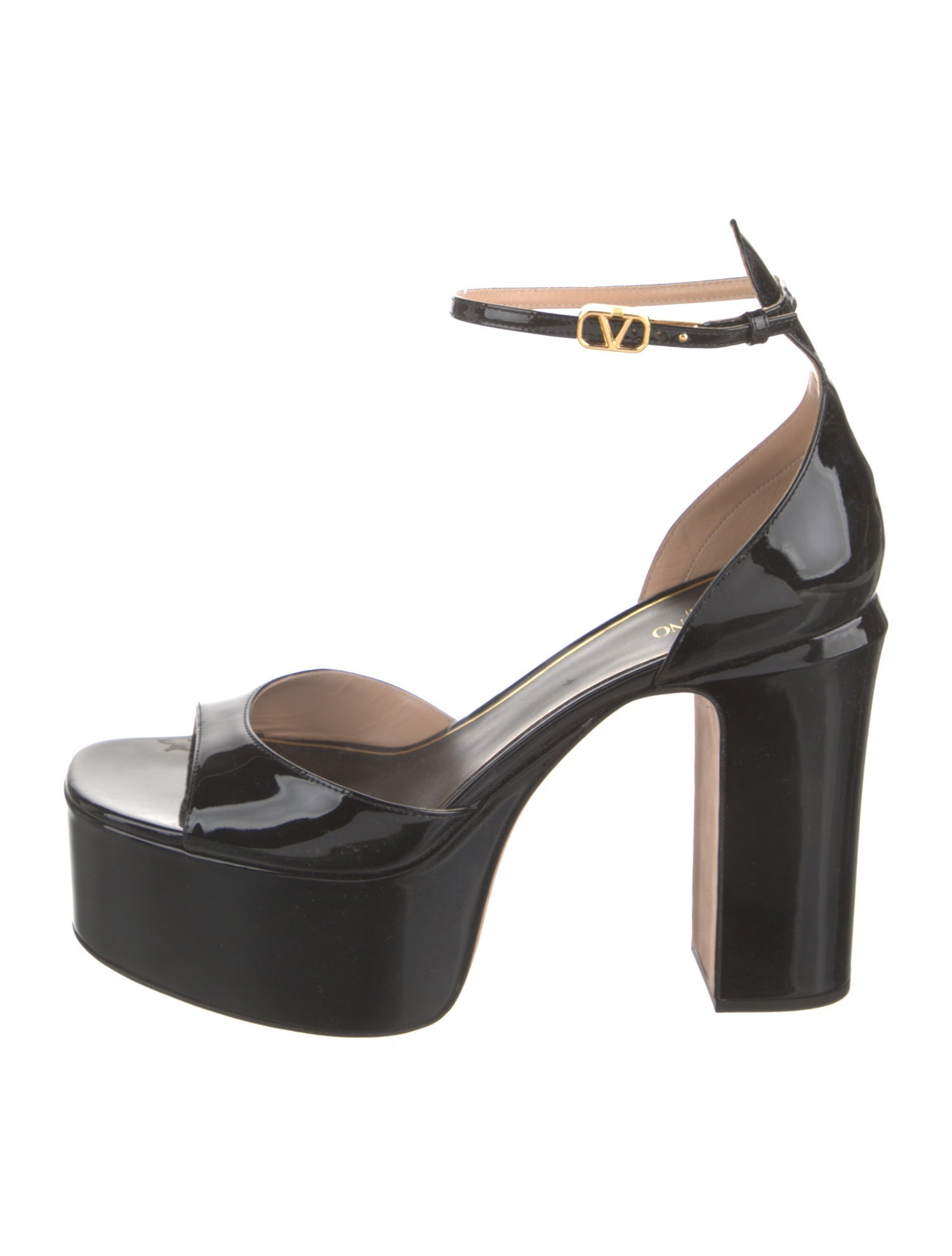 Valentino Patent Leather Sandals