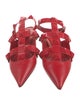 Valentino Rockstud Accents Leather Flats