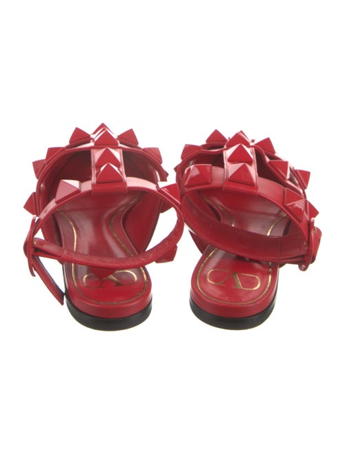 Valentino Rockstud Accents Leather Flats