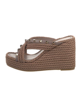 Valentino Rockstud Accents Studded Accents Espadrilles