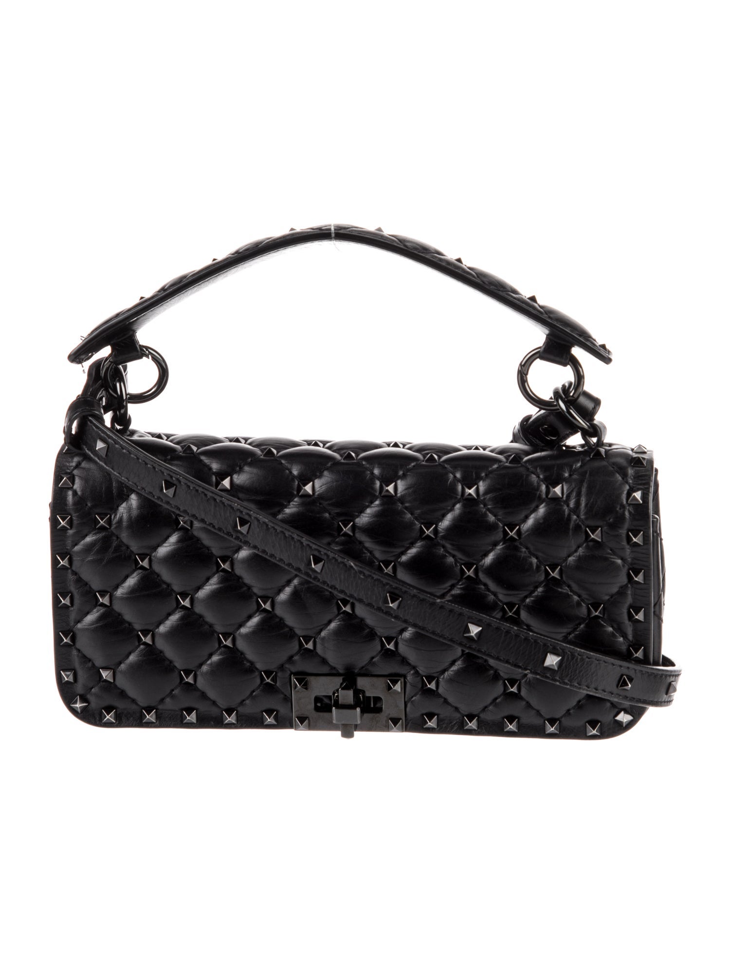 Valentino Rockstud Top Handle Bag
