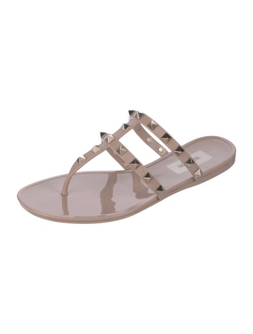 Valentino Rockstud Accents PVC Slides
