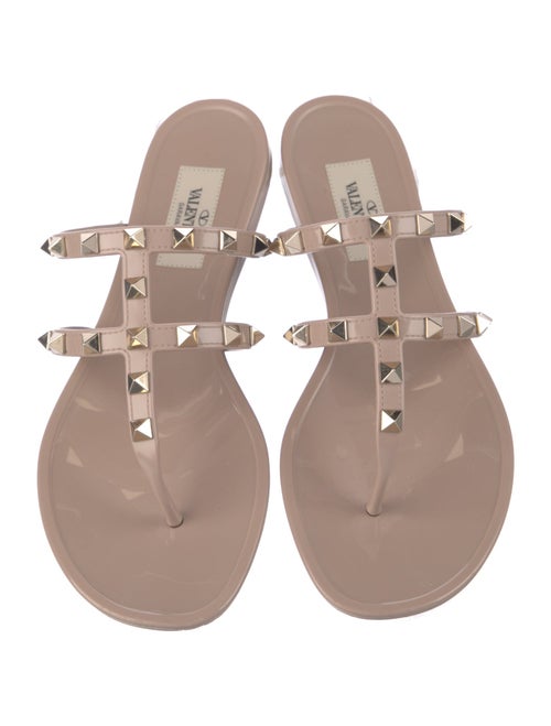 Valentino Rockstud Accents PVC Slides