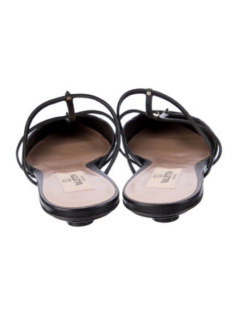 Valentino Rockstud Accents Leather Mules