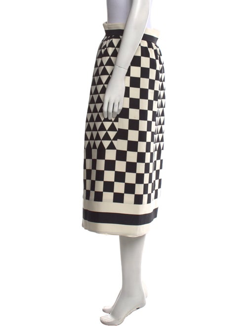 Valentino Virgin Wool Midi Length Skirt