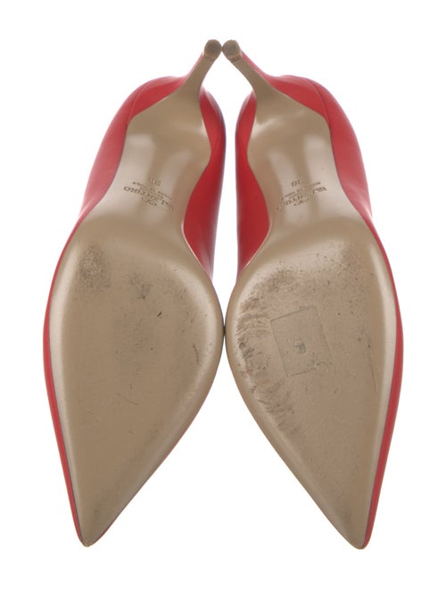 Valentino Rockstud Accents Leather Pumps