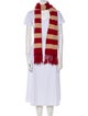 Valentino Wool Striped Scarf