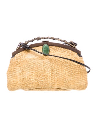 Valentino Raffia Shoulder Bag