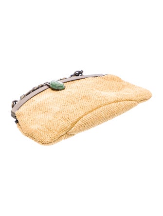 Valentino Raffia Shoulder Bag