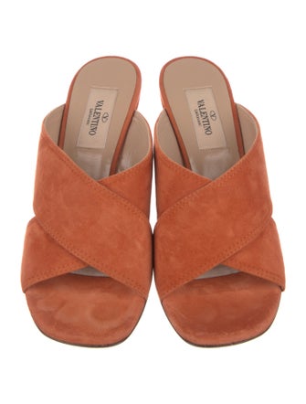 Valentino Suede Slides