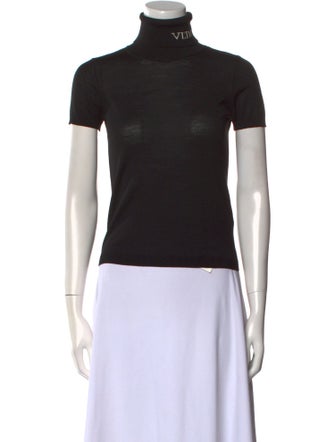 Valentino Virgin Wool Turtleneck Top