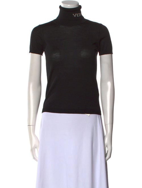 Valentino Virgin Wool Turtleneck Top