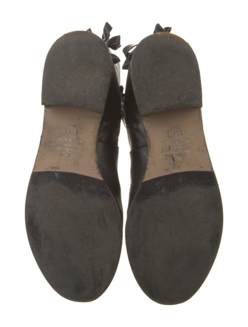 Valentino Leather Bow Accents Boots