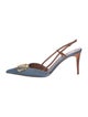 Valentino Denim Slingback Pumps