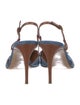 Valentino Denim Slingback Pumps