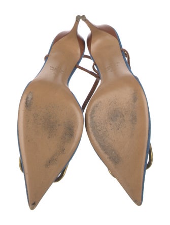 Valentino Denim Slingback Pumps