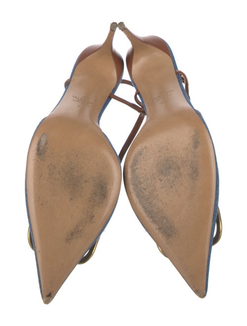 Valentino Denim Slingback Pumps