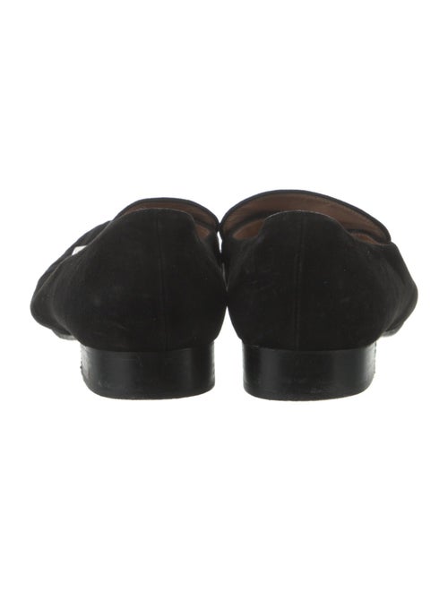 Valentino Rockstud Accents Suede Loafers