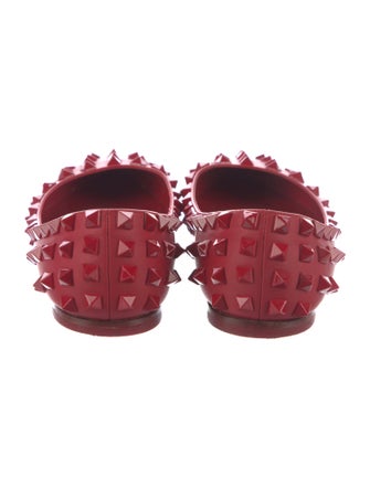 Valentino Rockstud Accents Leather Flats