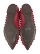 Valentino Rockstud Accents Leather Flats