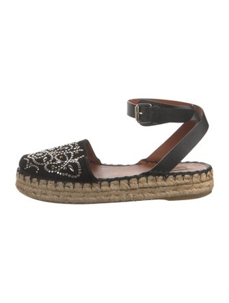 Valentino Suede Printed Espadrilles