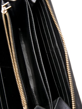 Valentino Leather Continental Wallet