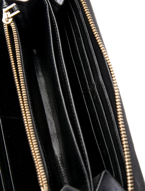 Valentino Leather Continental Wallet