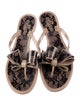 Valentino Rubber Printed Slides