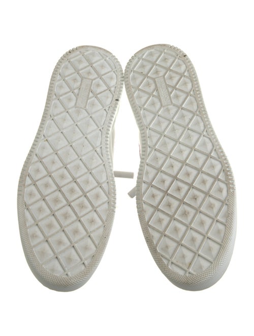 Valentino Rockstud Accents Leather Sneakers