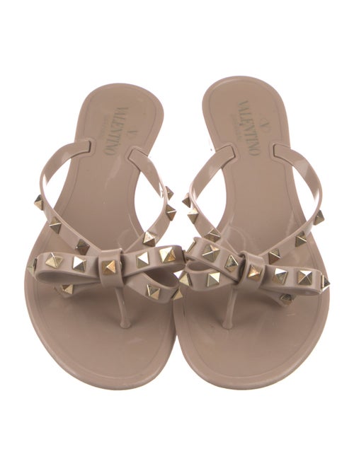 Valentino Rockstud Accents Rubber Flats