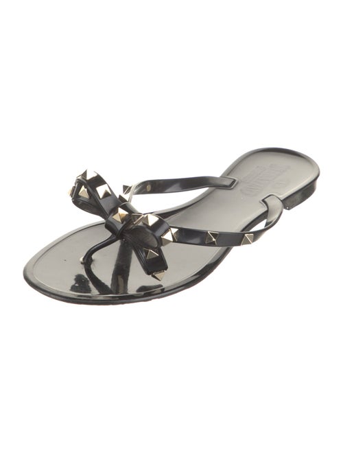 Valentino Rockstud Accents Rubber Flats