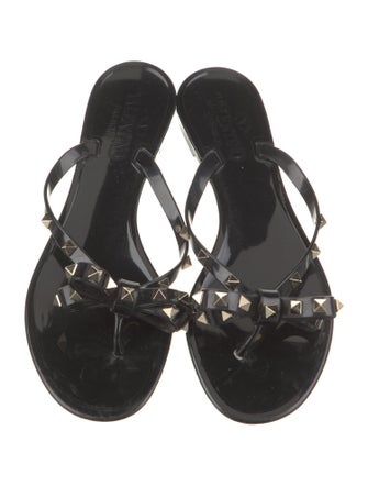 Valentino Rockstud Accents Rubber Flats