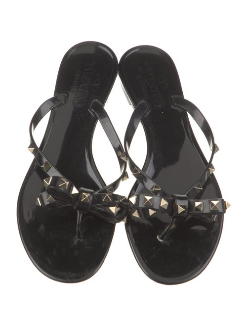 Valentino Rockstud Accents Rubber Flats