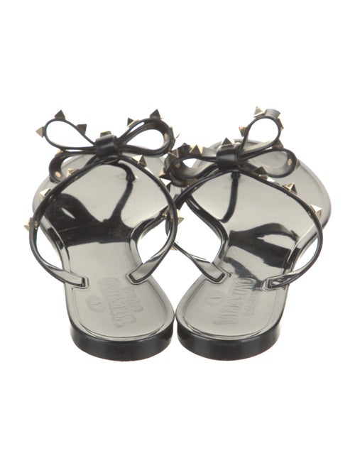 Valentino Rockstud Accents Rubber Flats