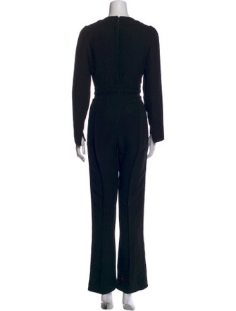 Valentino Silk Crew Neck Jumpsuit