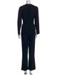 Valentino Silk Crew Neck Jumpsuit