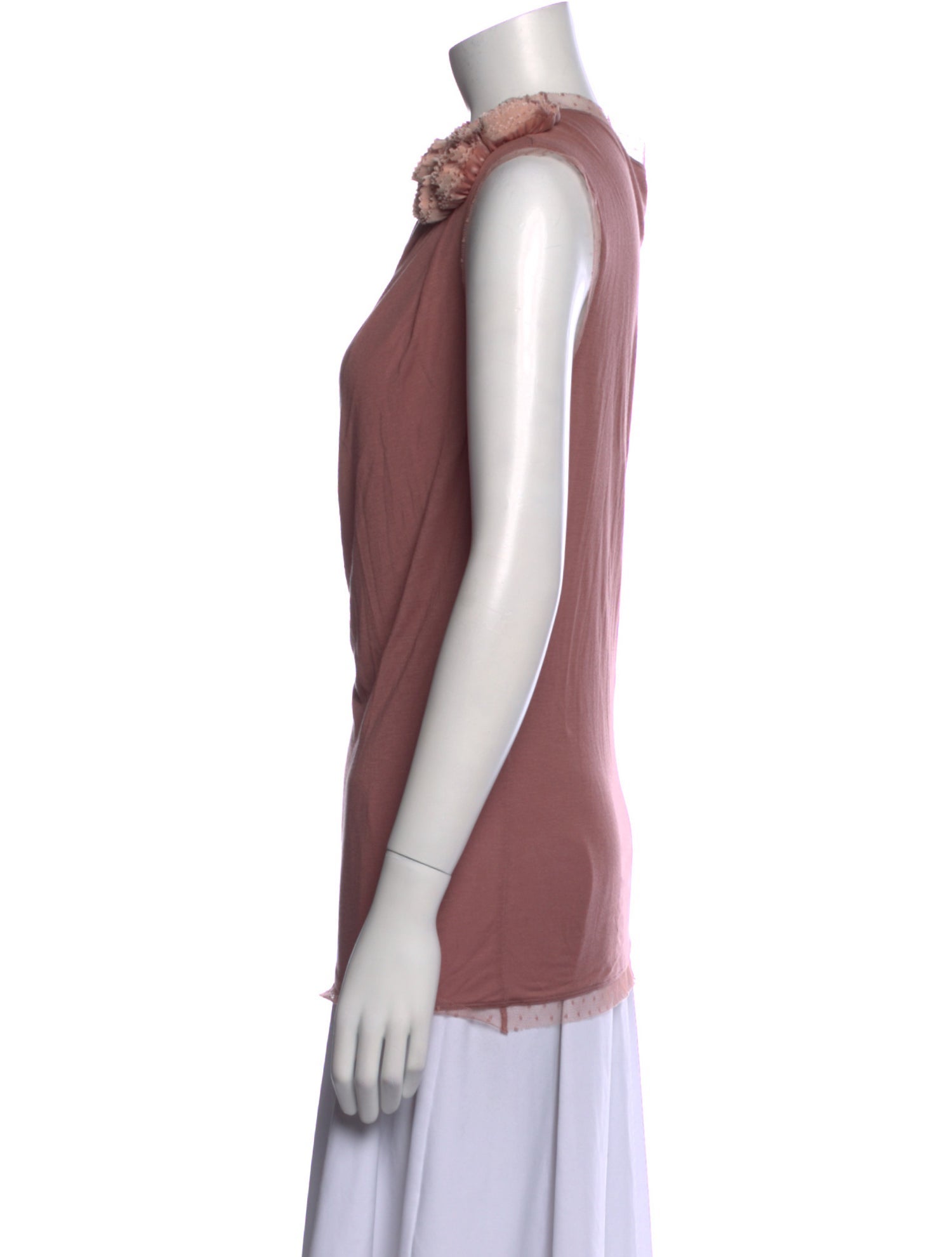 Valentino T-Shirt Couture Cowl Neck Top