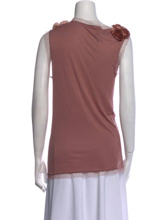 Valentino T-Shirt Couture Cowl Neck Top