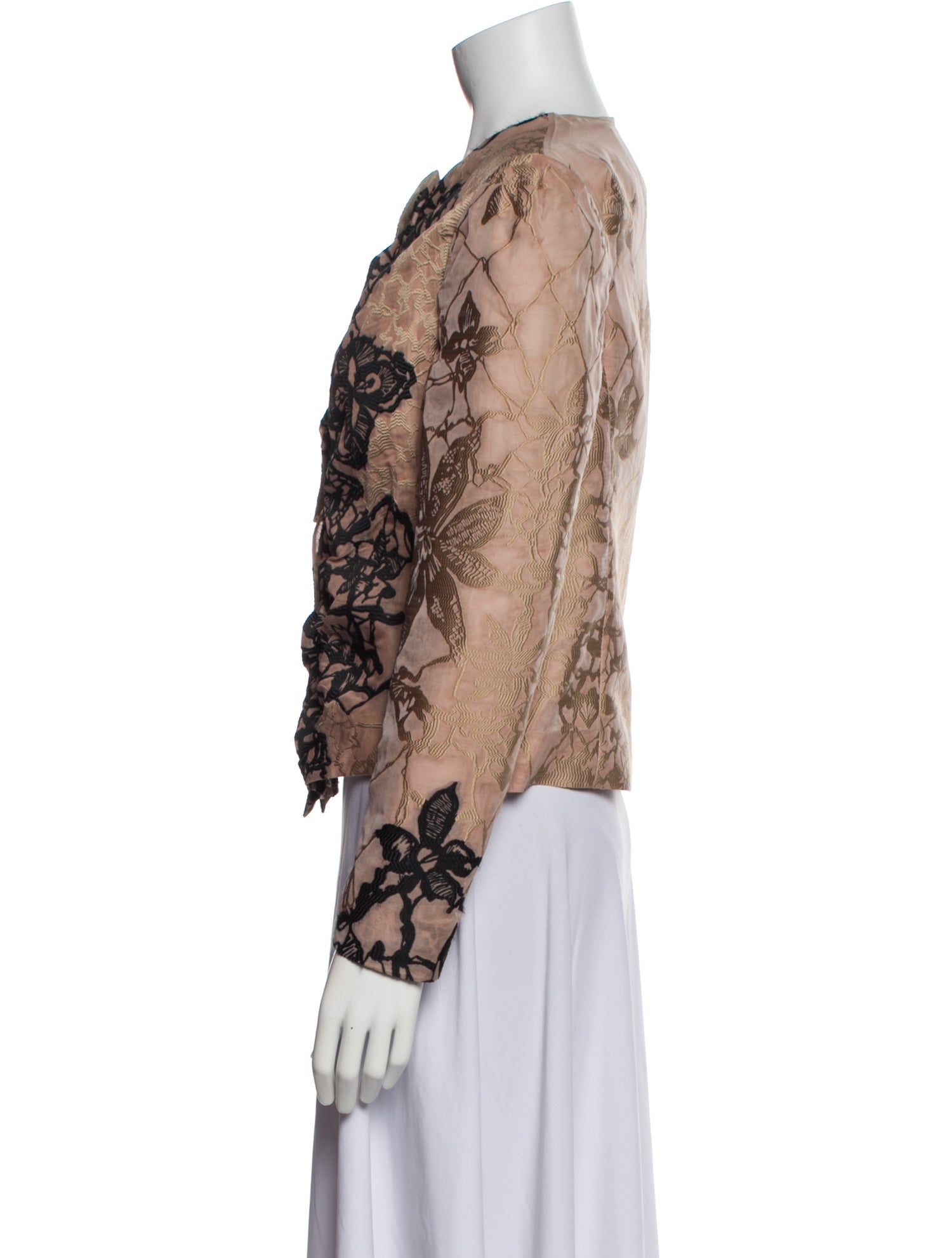 Valentino Floral Print Evening Jacket