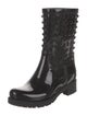 Valentino Rockstud Accents Rubber Rain Boots
