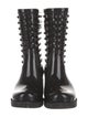 Valentino Rockstud Accents Rubber Rain Boots