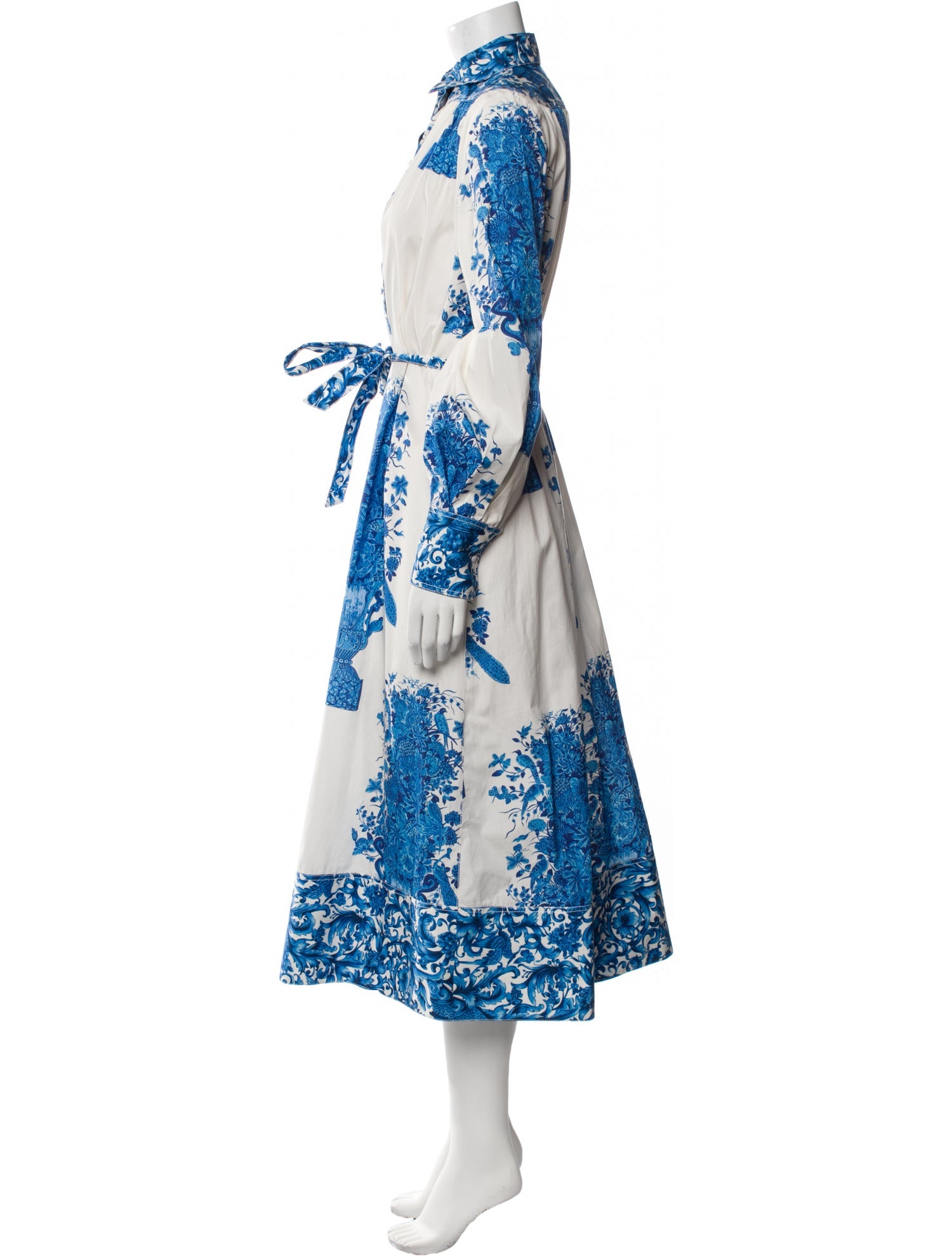 Valentino Floral Print Long Dress w/ Tags