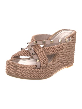 Valentino Studded Accents Espadrilles