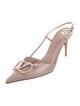 Valentino Leather Slingback Pumps
