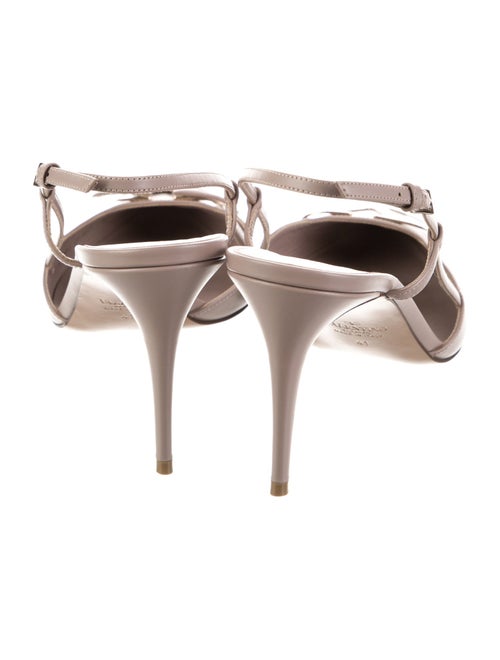 Valentino Leather Slingback Pumps