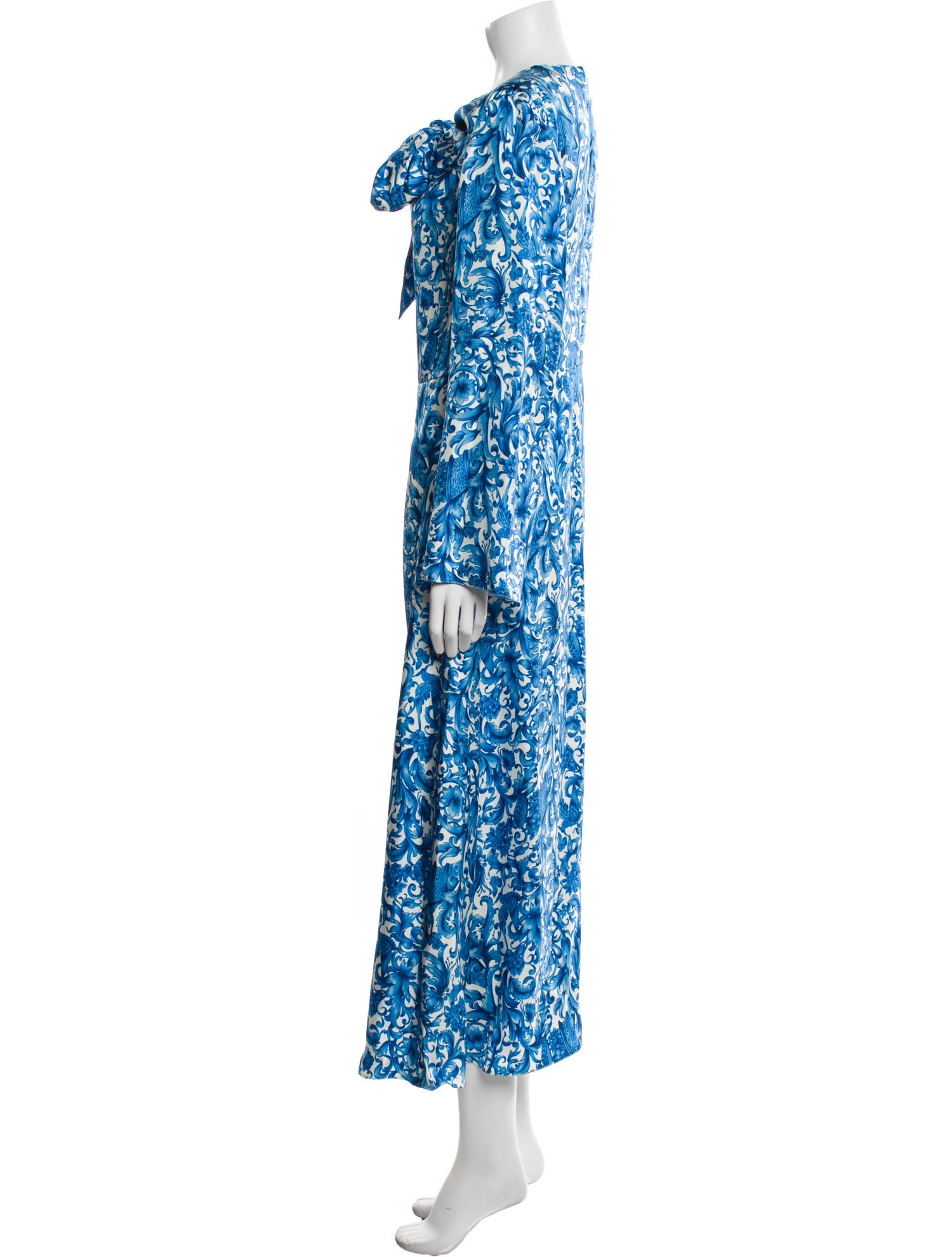 Valentino Silk Long Dress w/ Tags