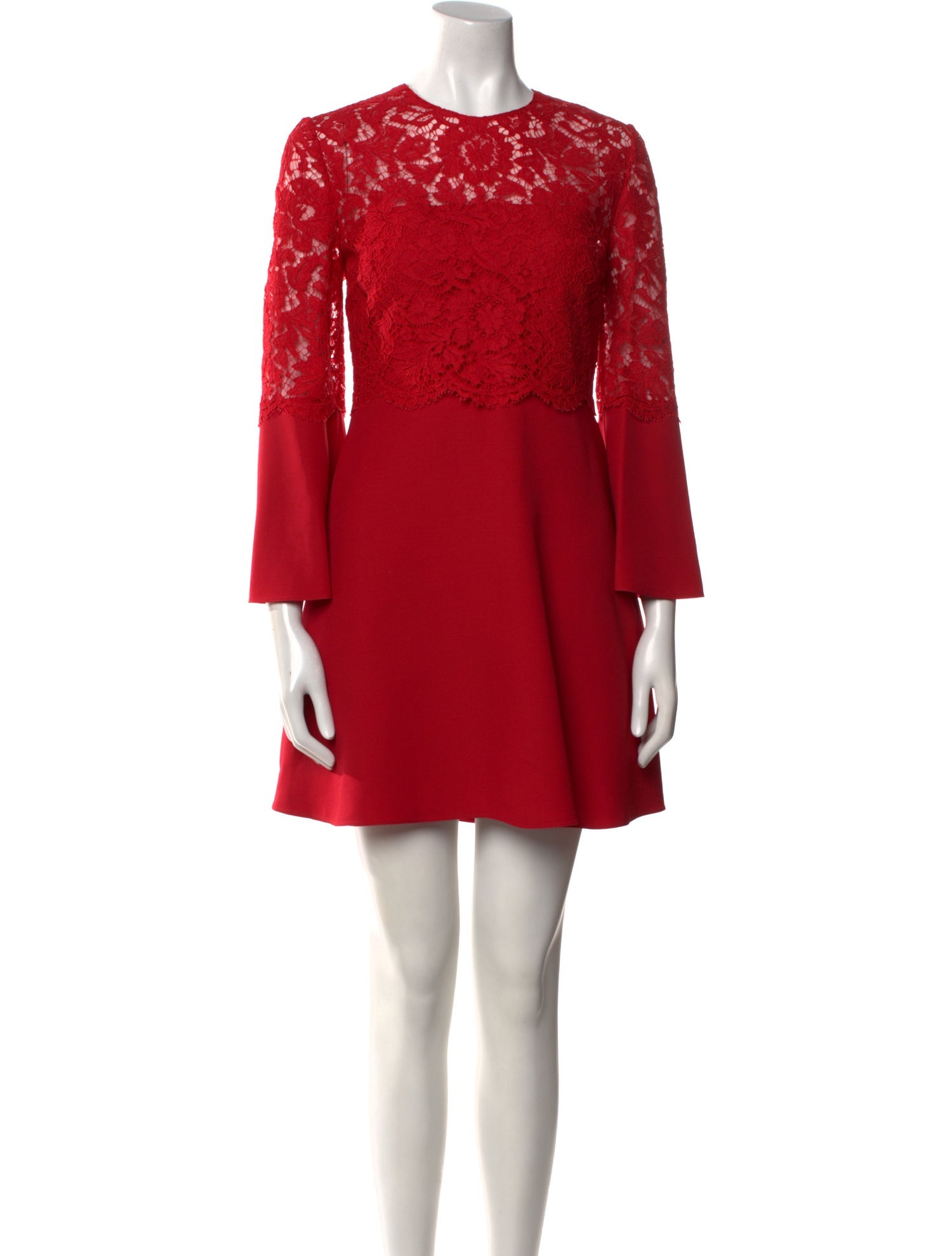 Valentino Virgin Wool Mini Dress w/ Tags