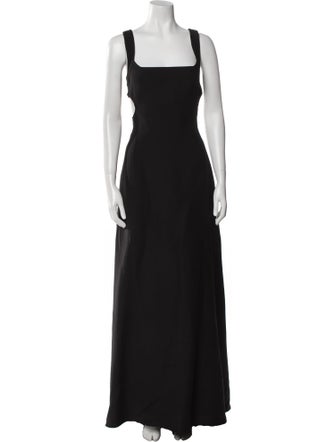 Valentino Virgin Wool Long Dress