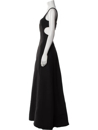 Valentino Virgin Wool Long Dress