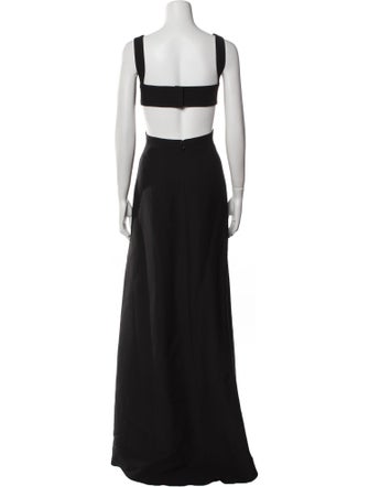 Valentino Virgin Wool Long Dress